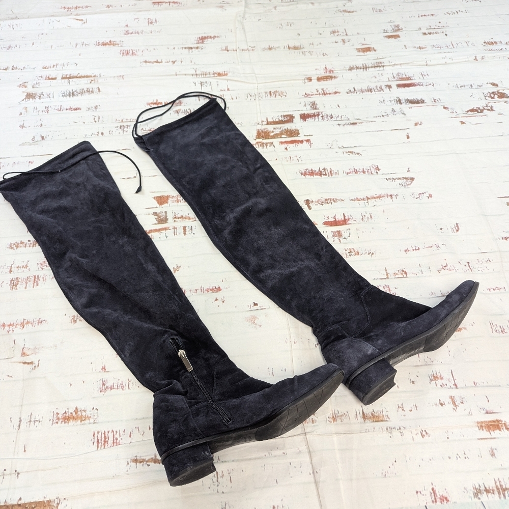 Aquatalia Suade Above The Knee Boots - Picture 1 of 5